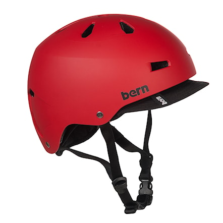 Skateboard Helmet Bern Macon matte red 2012 - 1