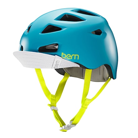 Skateboard Helmet Bern Melrose satin teal blue 2015 - 1
