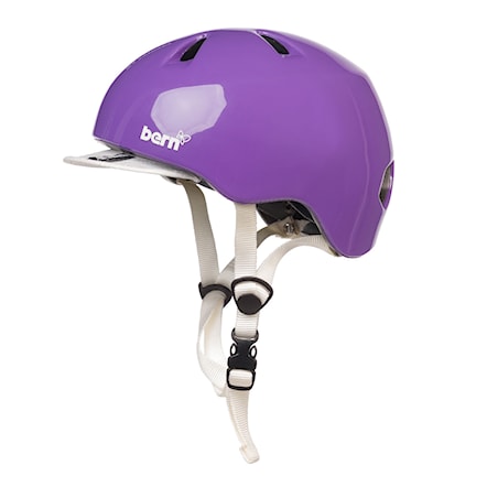 Skateboard Helmet Bern Nina gloss purple vis 2010 - 1