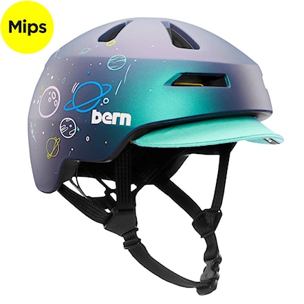 Kask rowerowy Bern Nino 2.0 Mips metallic space splat 2022 - 1