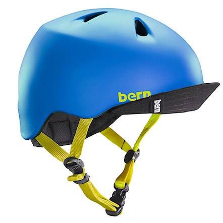 Skateboard Helmet Bern Nino matte blue 2016 - 1