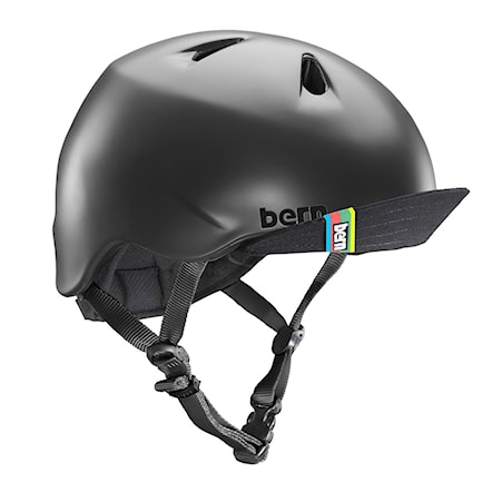 Skateboard Helmet Bern Nino matte black 2015 - 1