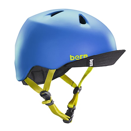 Skateboard Helmet Bern Nino matte blue 2017 - 1