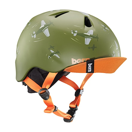 Bike Helmet Bern Nino matte green dogfight 2021 - 1