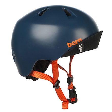 Skateboard Helmet Bern Nino matte navy blue 2014 - 1