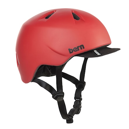Skateboard Helmet Bern Nino matte red 2011 - 1