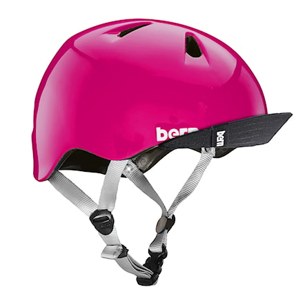 Kask rowerowy Bern Tigre gloss pink 2021 - 1