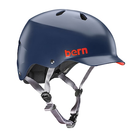Skateboard Helmet Bern Watts matte navy blue 2015 - 1