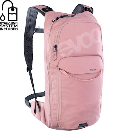 Bike batoh EVOC Stage 6 + Hydration Bladder 2 dusty pink - 1
