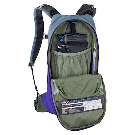 Bike Backpack EVOC Stage 6 steel/violet/dark olive - 6