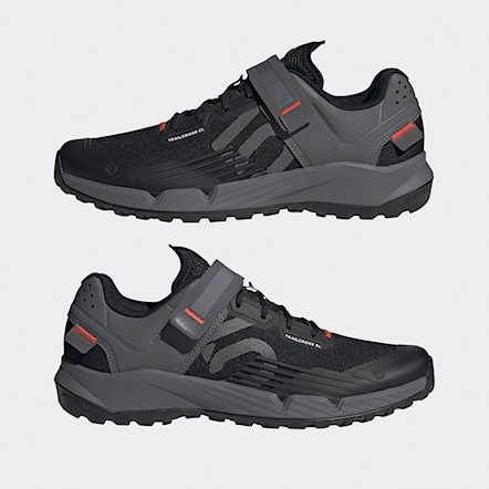 Bike Shoes Five Ten 5.10 Trailcross Clip-In core black/grey three/red 2023 - 7