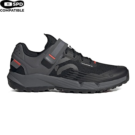 Bike Shoes Five Ten 5.10 Trailcross Clip-In core black/grey three/red 2023 - 1