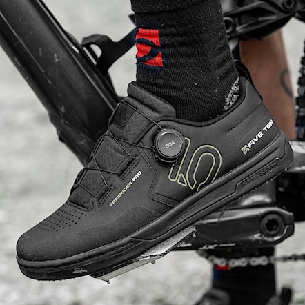 Bike buty Five Ten Freerider Pro Boa Wms core black/linen green/cloud white - 9