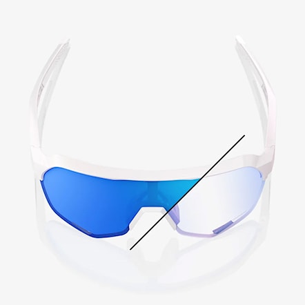 Bike okuliare 100% S2 LE bastille | blue mirror photochromic 2025 - 4