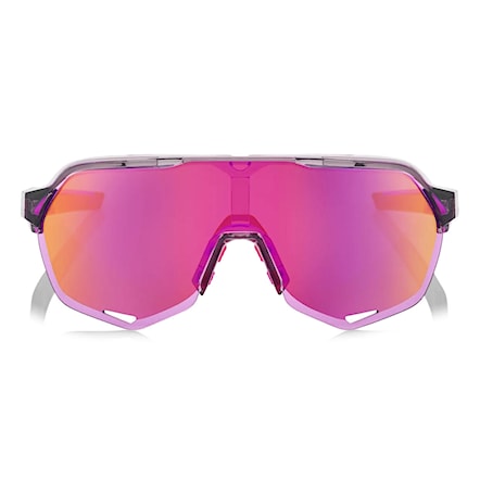 Okulary rowerowe 100% S2 polished translucent grey | purple multilayer mirror 2024 - 2