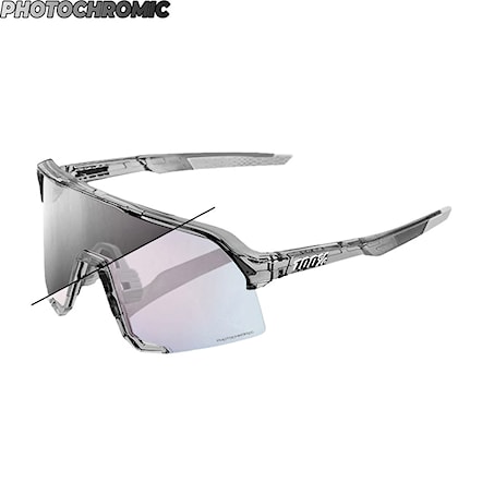Bike brýle 100% S3 polished translucent grey | rose gold mirror photochromic 2025 - 1
