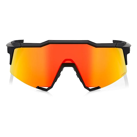 Bike brýle 100% Speedcraft soft tact black | hiper red multilayer mirror 2024 - 2