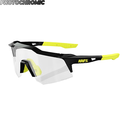 Bike okuliare 100% Speedcraft XS gloss black | photochromic 2024 - 1