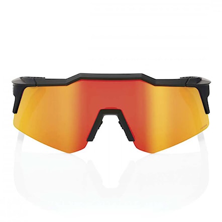 Bike okuliare 100% Speedcraft XS soft tact black | hiper red multilayer mirror 2024 - 2