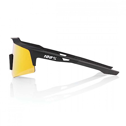 Okulary rowerowe 100% Speedcraft XS soft tact black | hiper red multilayer mirror 2024 - 3
