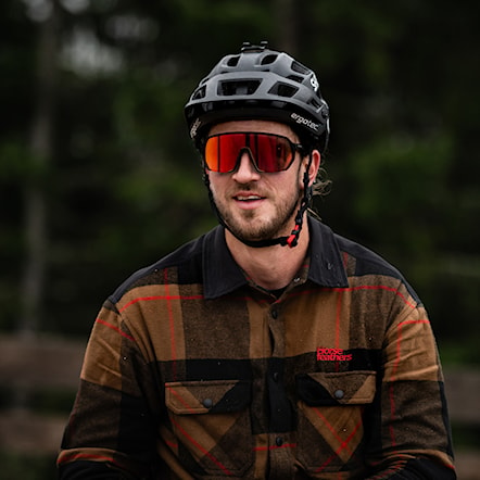 Bike Eyewear Horsefeathers Archie black | mirror red - 8