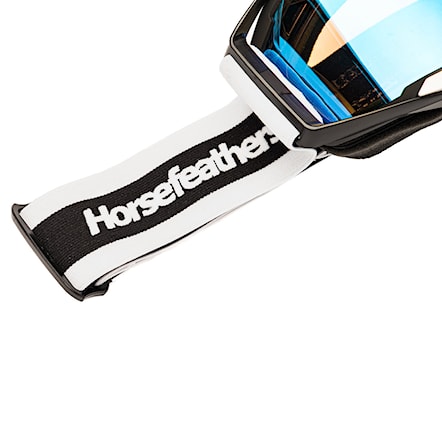 Okulary rowerowe Horsefeathers Garett black/white 2026 - 3