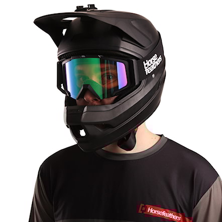 Okulary rowerowe Horsefeathers Patriot black | mirror green 2026 - 5