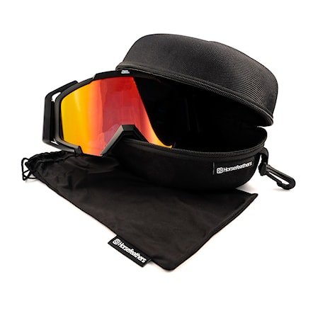 Okulary rowerowe Horsefeathers Patriot black | mirror red 2026 - 4