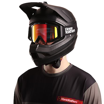 Okulary rowerowe Horsefeathers Patriot black | mirror red 2026 - 5