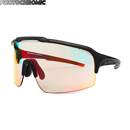 Bike okuliare Horsefeathers Recoil Photochromic matt black | mirror red - 1