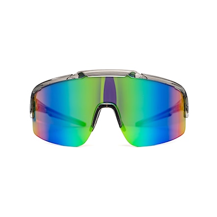 Bike Eyewear Horsefeathers Recoil transparent gray | mirror green - 4