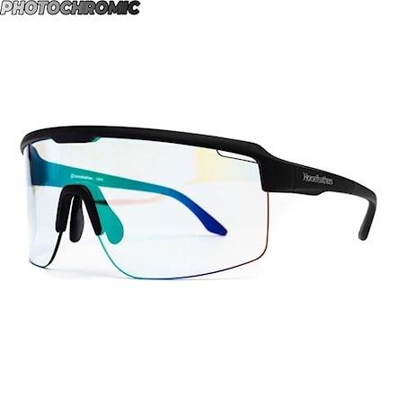 Bike okuliare Horsefeathers Scorpio Photochromic matt black | mirror green - 1