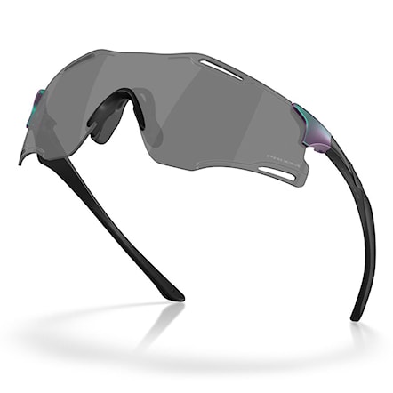 Bike okuliare Oakley Cybr Zero purple green colorshift | prizm black - 4