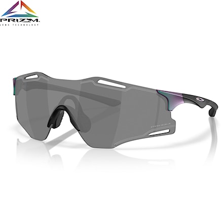 Bike okuliare Oakley Cybr Zero purple green colorshift | prizm black - 1