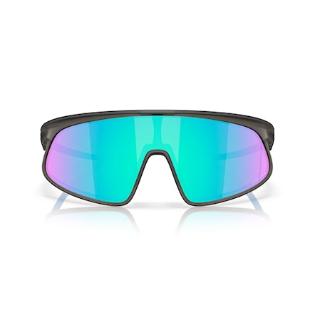 Bike okuliare Oakley Rslv matte grey smoke | prizm sapphire - 7