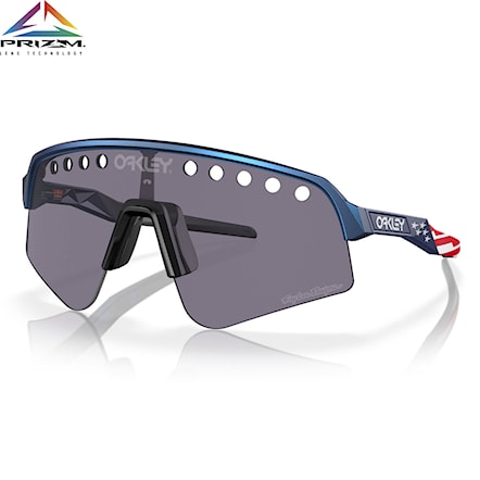 Bike Sunglasses and Goggles Oakley Sutro Lite Sweep tld blue colorshift | prizm grey 2024 - 1