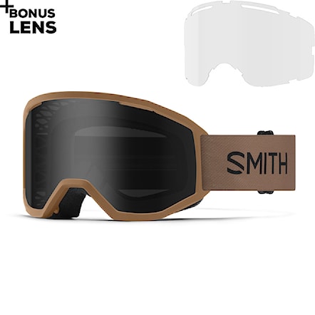 Bike Sunglasses and Goggles Smith Loam MTB coyote | sun black multilayer+clear 2024 - 1