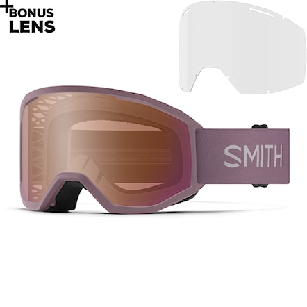 Bike Sunglasses and Goggles Smith Loam MTB dusk/bone | contrast rose flash multilayer+clear 2024 - 1