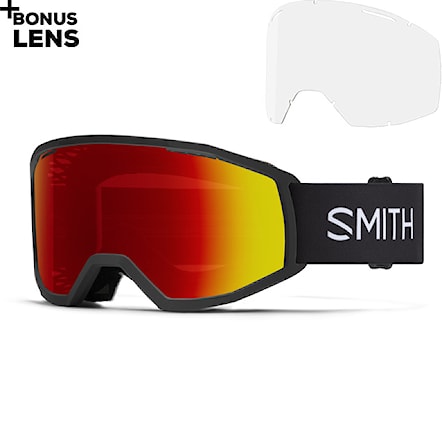 Bike Sunglasses and Goggles Smith Loam S MTB black | red mirror+clear 2024 - 1