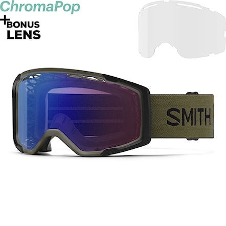 Bike Sunglasses and Goggles Smith Rhythm MTB trail camo | chromapop contrast rose flash+clear 2024 - 1