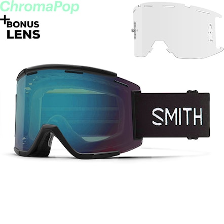 Bike Sunglasses and Goggles Smith Squad MTB XL black 24 | chromapop contrast rose flash+clear 2024 - 1