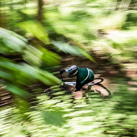 Bike koszulka 100% R-Core-X LE LS forest green 2022 - 5