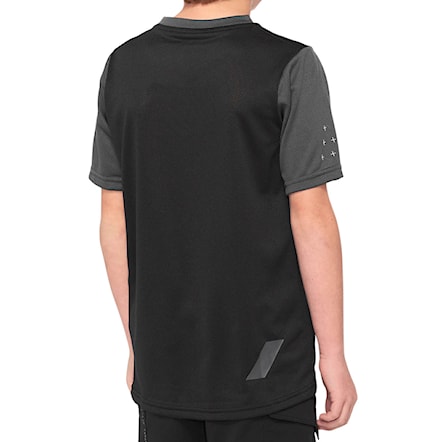 Bike dres 100% Youth Ridecamp Jersey black/charcoal 2021 - 2