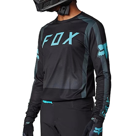 Bike koszulka Fox Defend Ls emerald 2022 - 1