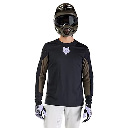 Bike koszulka Fox Defend LS Jersey Park black 2025 - 1