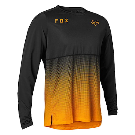 Bike koszulka Fox Flexair LS black/gold 2021 - 1