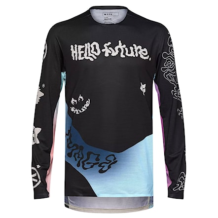 Bike koszulka Fox Flexair LS Jersey Hello Future cream 2025 - 3