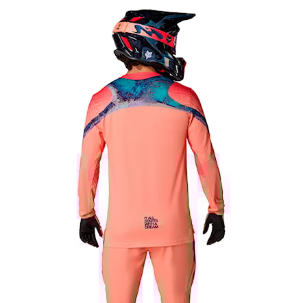 Bike koszulka Fox Flexair Ls Jersey Vision Le peach 2026 - 4