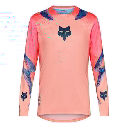 Bike koszulka Fox Flexair Ls Jersey Vision Le peach 2026 - 1