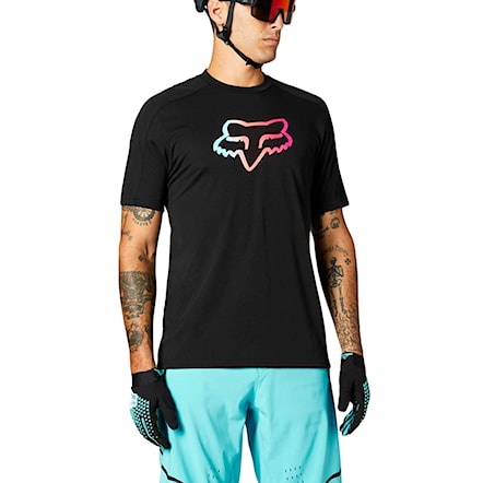 Bike koszulka Fox Ranger DR SS black/pink 2021 - 1